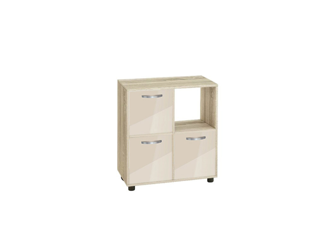 Етажерка Кубо 4 с три врати постформинг