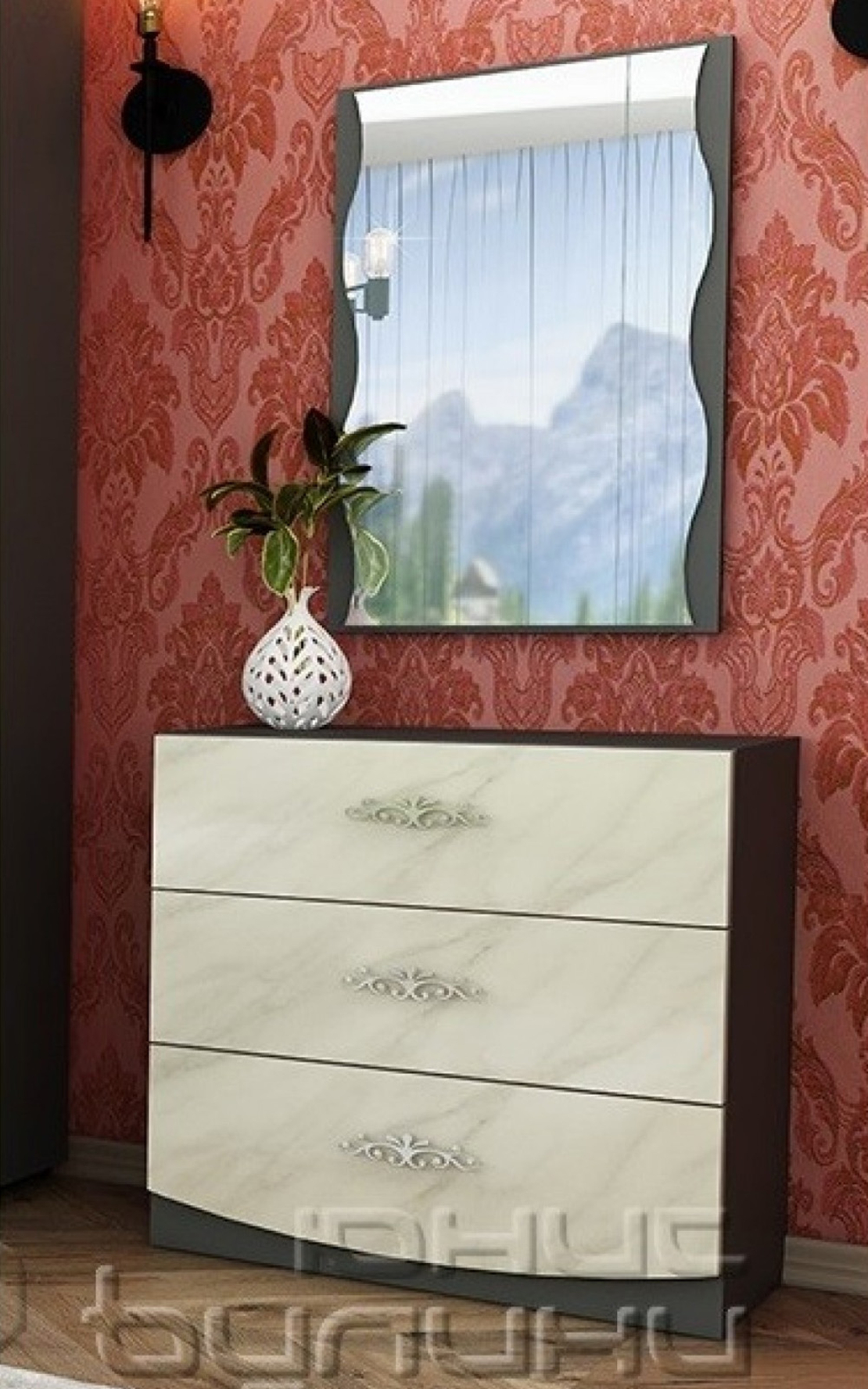 Скрин с огледало Амор