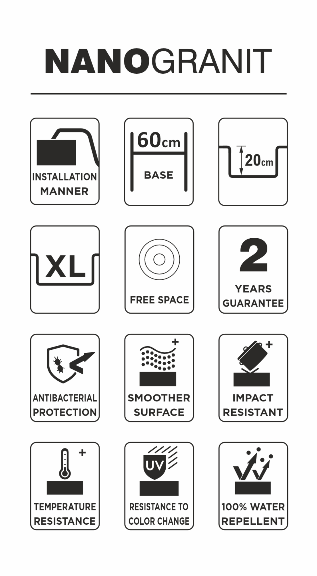 Гранитна Мивка UNICO PLUS BB 86.1 SI 86/ 50 см