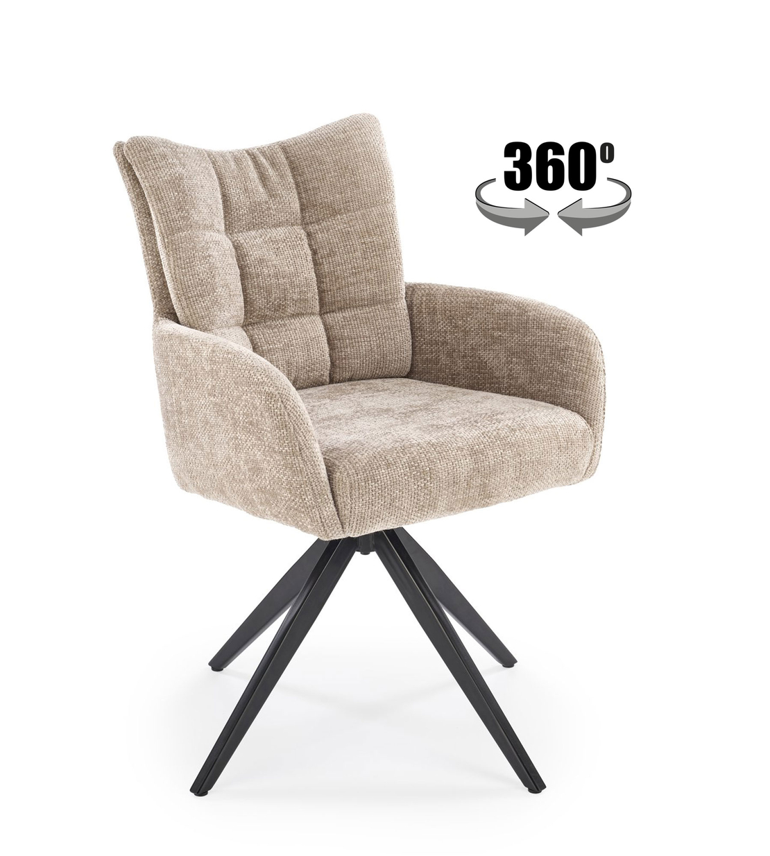 Трапезен стол К540 бежов