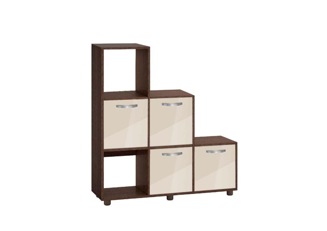 Етажерка Кубо 6 с четири врати постформинг