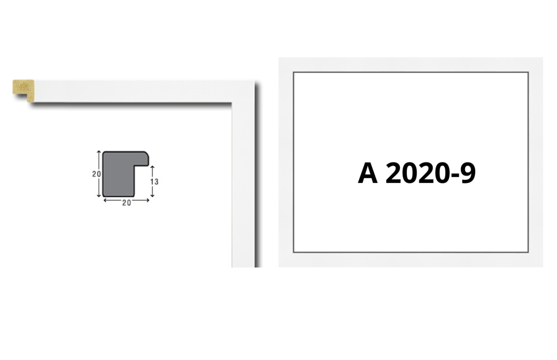 Профили от полистирен серия А с ширина от 20 до 23 мм