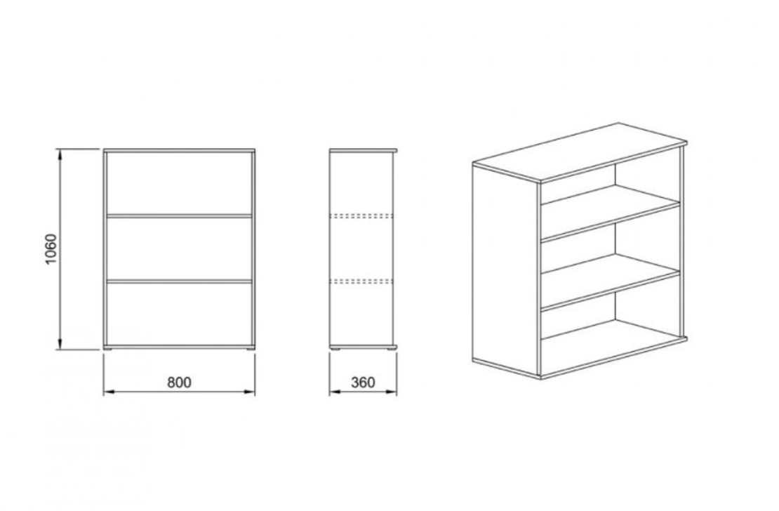 Етажерка Модул 55