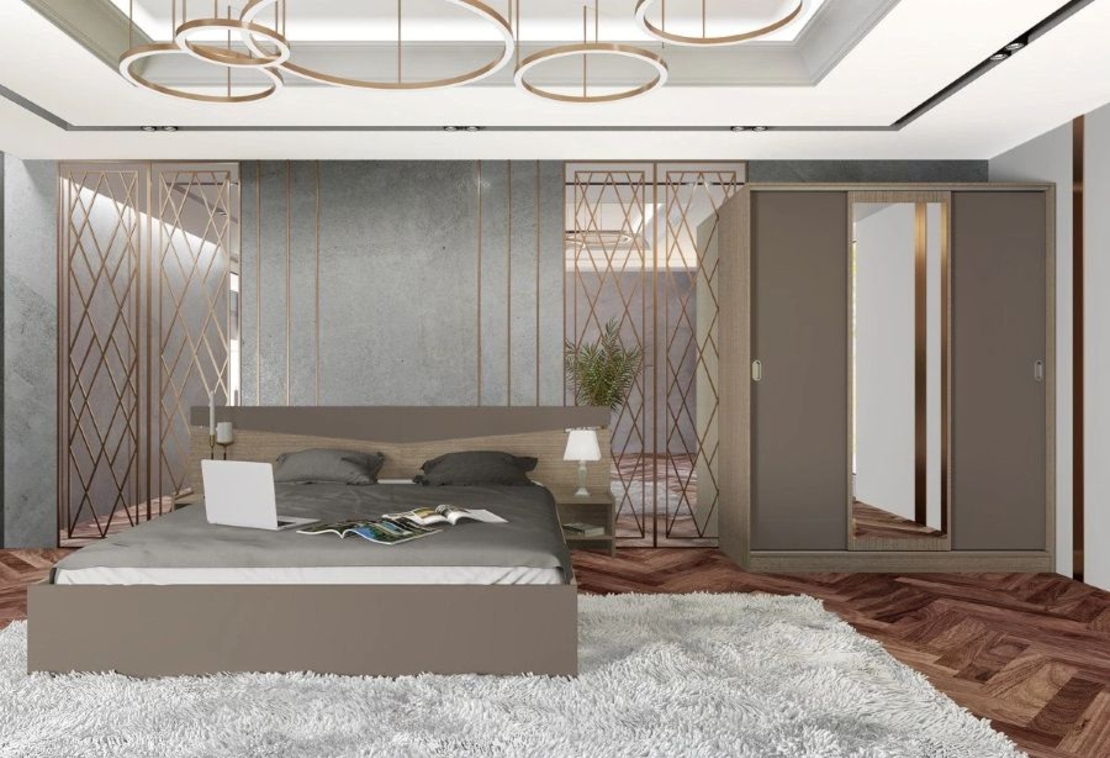 Спален комплект Сити 7074 в пет цветови комбинации