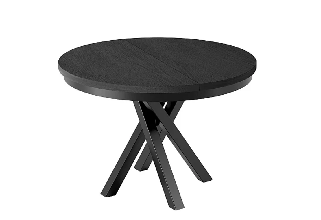 Разтегателна трапезна маса  MM- 12 black