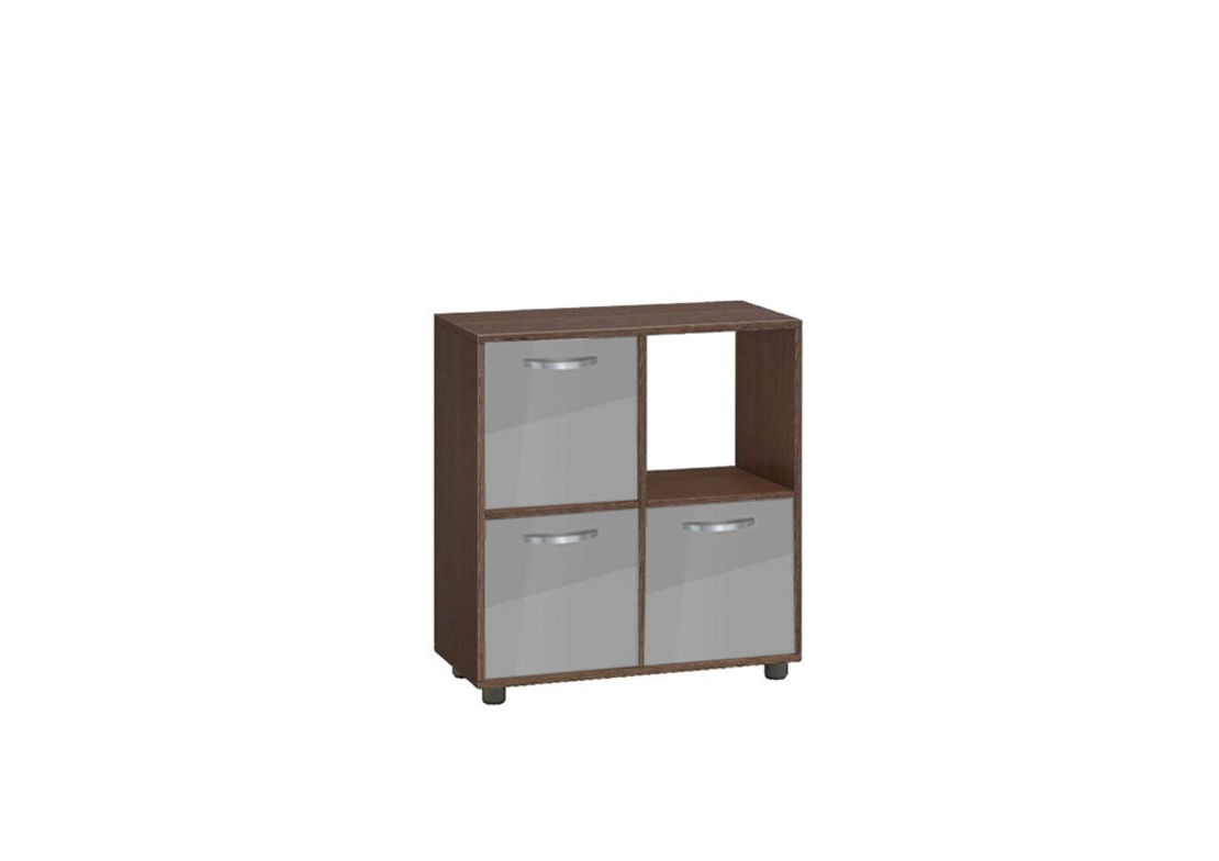 Етажерка Кубо 4 с три врати постформинг