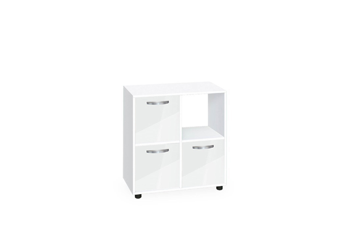 Етажерка Кубо 4 с три врати постформинг