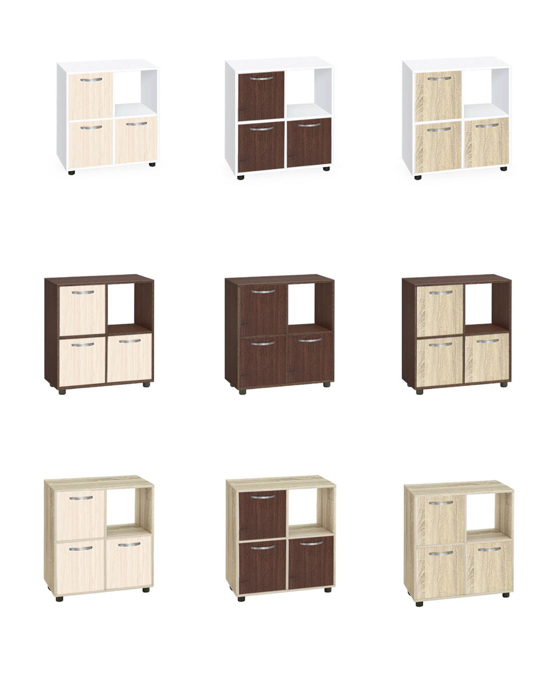 Етажерка Кубо 4 с  три врати