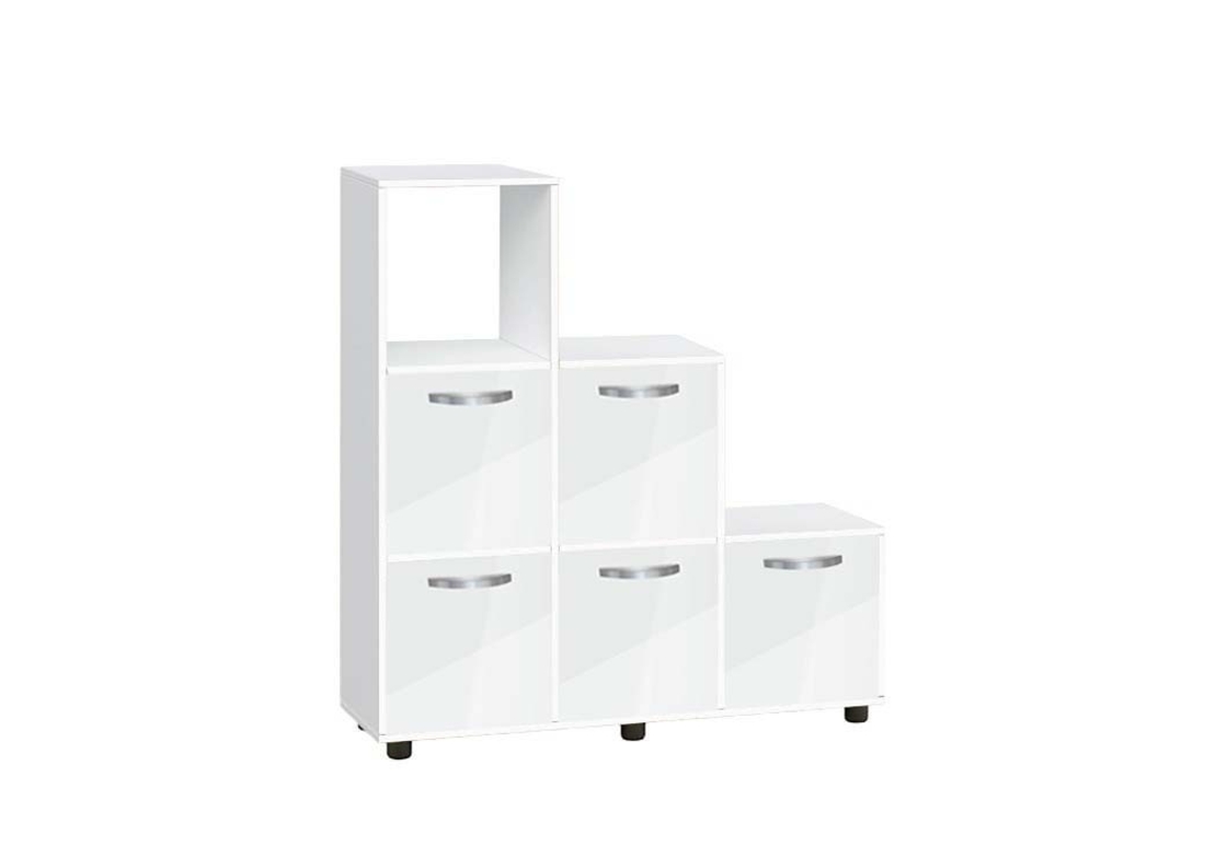 Етажерка Кубо 6 с пет врати постформинг