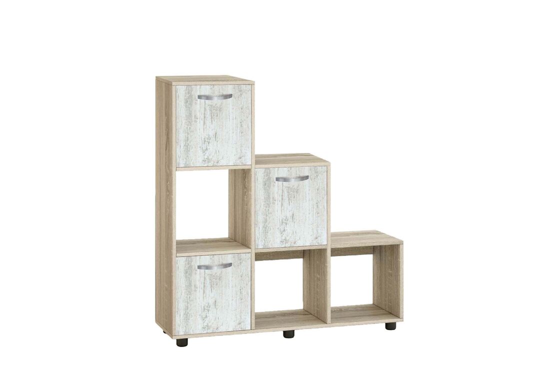 Етажерка Кубо 6 с три врати постформинг