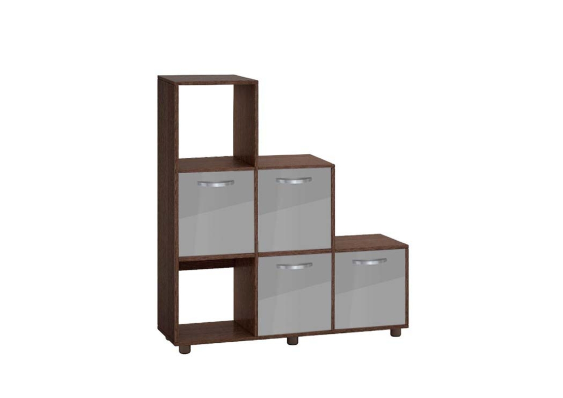 Етажерка Кубо 6 с четири врати постформинг