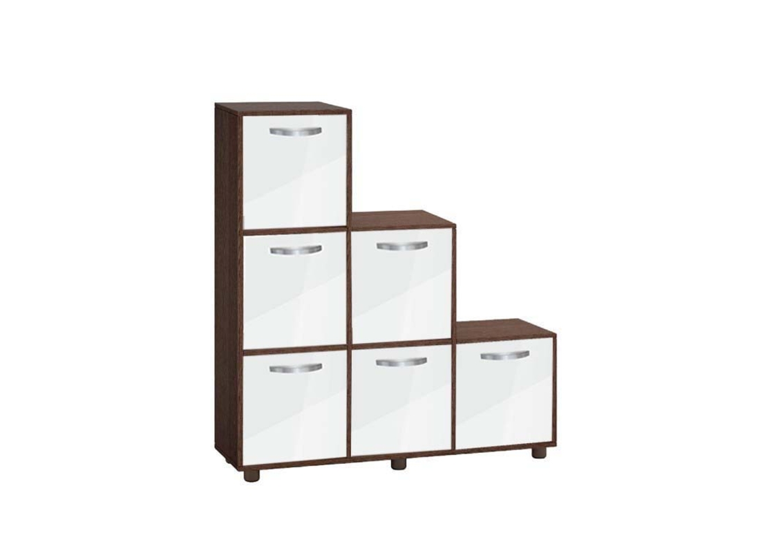 Етажерка Кубо 6 с шест врати постформинг