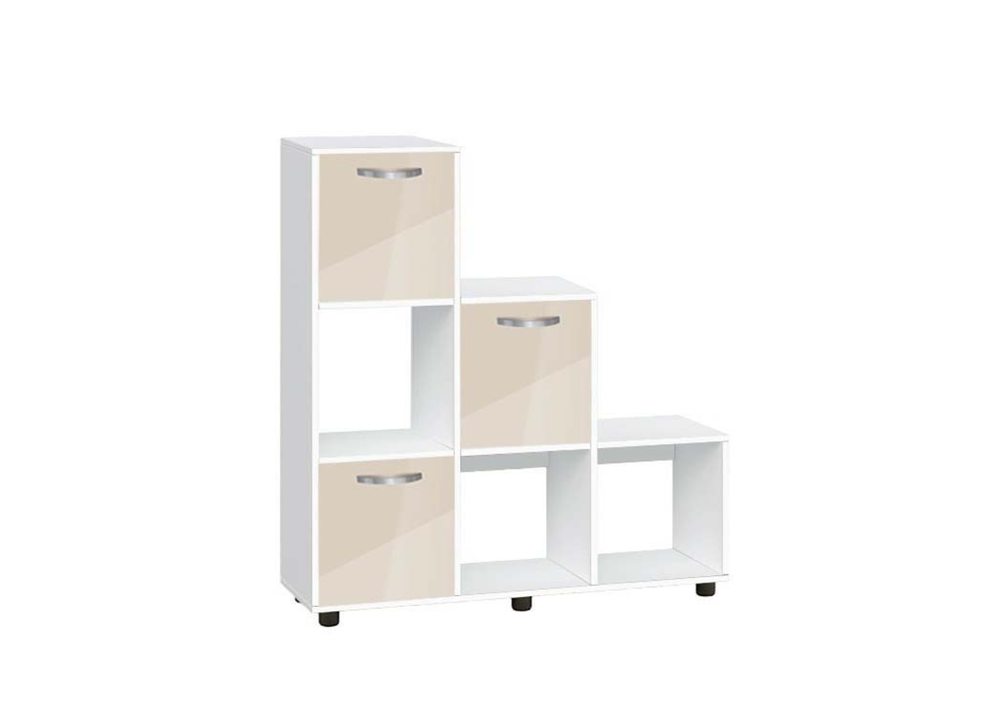 Етажерка Кубо 6 с три врати постформинг