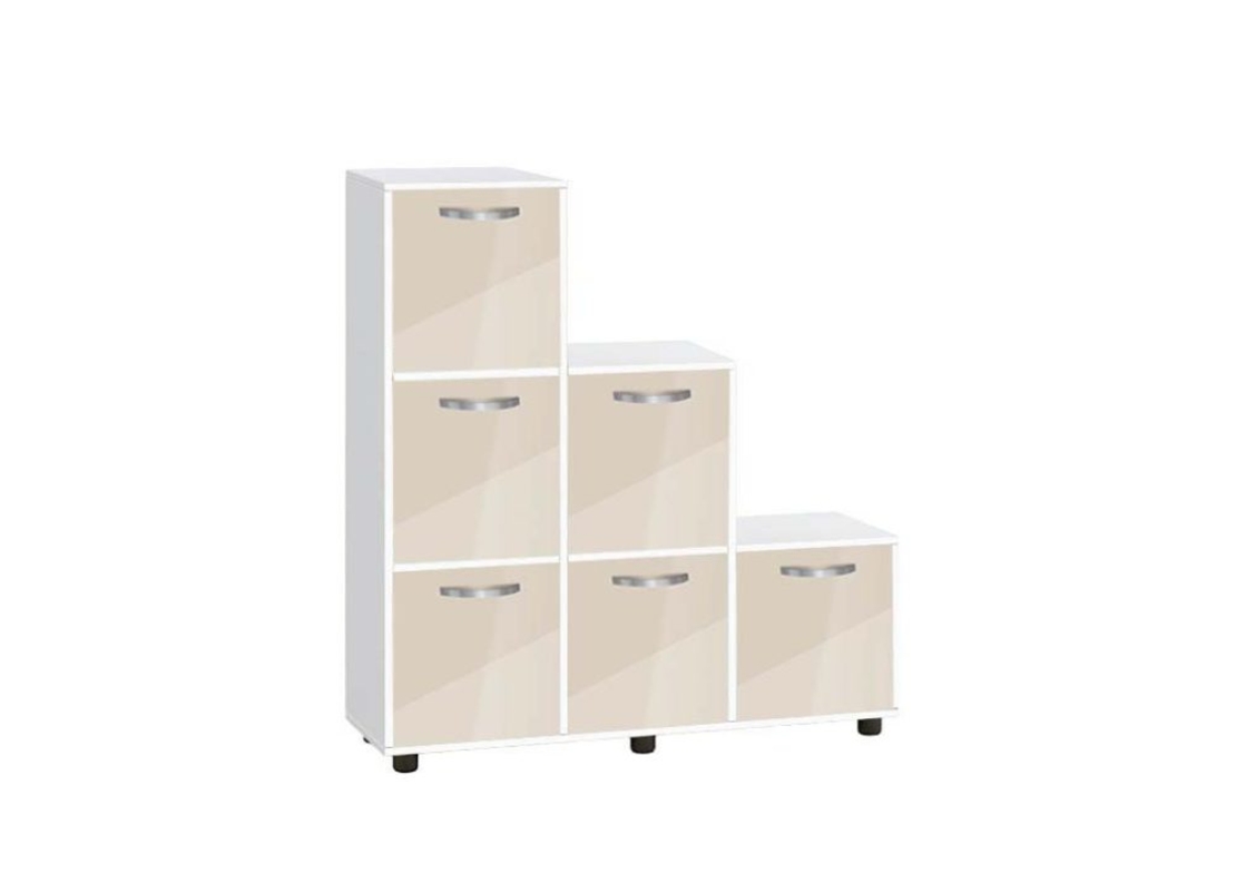 Етажерка Кубо 6 с шест врати постформинг