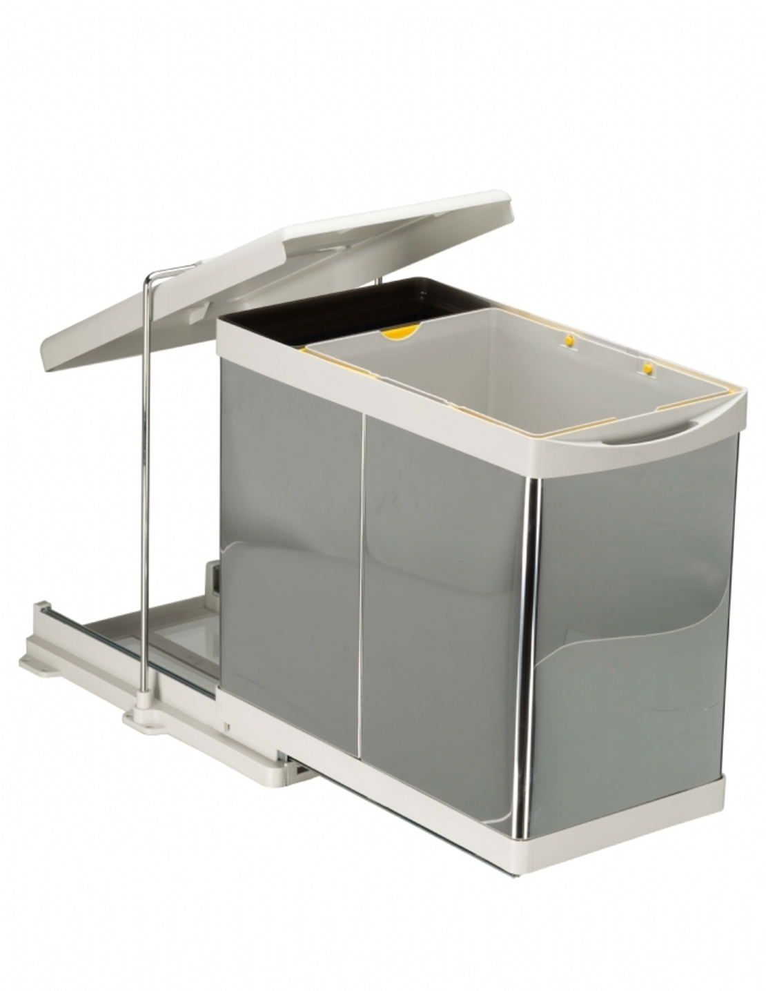 Кухненски кош за вграждане в шкаф 40 см  Inox