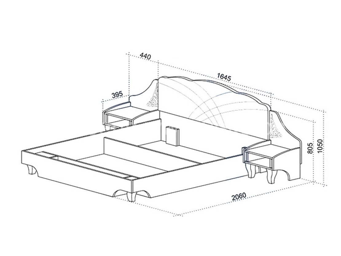 Спалня Белисима/ златни орнаменти