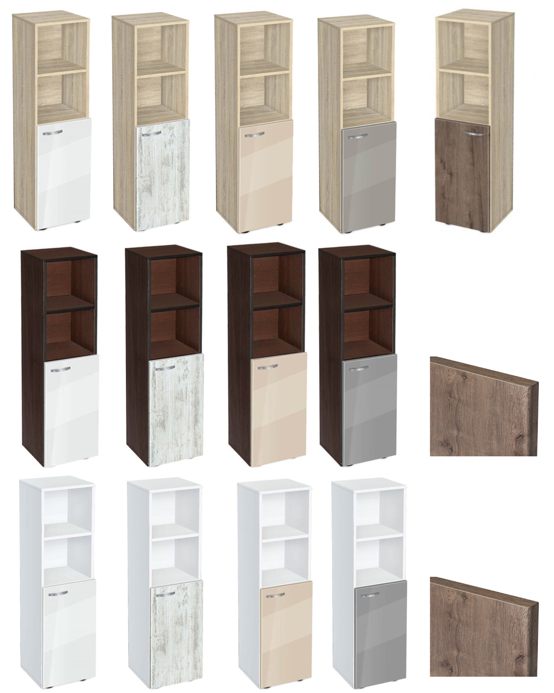 Етажерка Ава 4.1 с врата постформинг