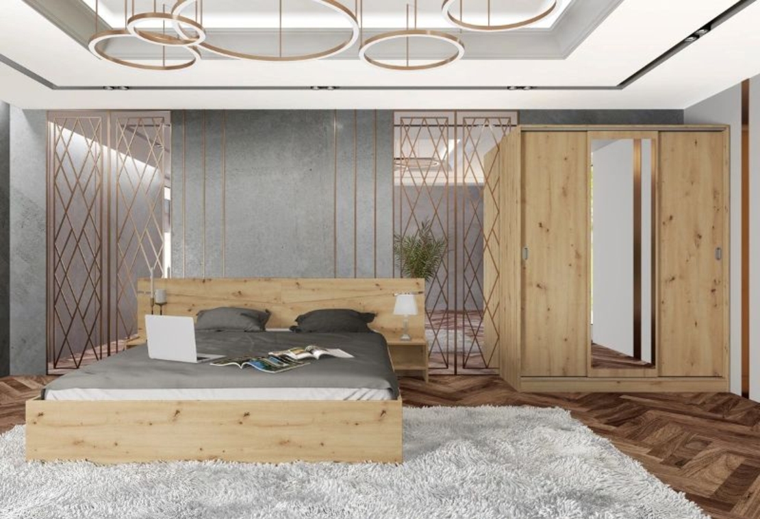 Спален комплект Сити 7074 в пет цветови комбинации