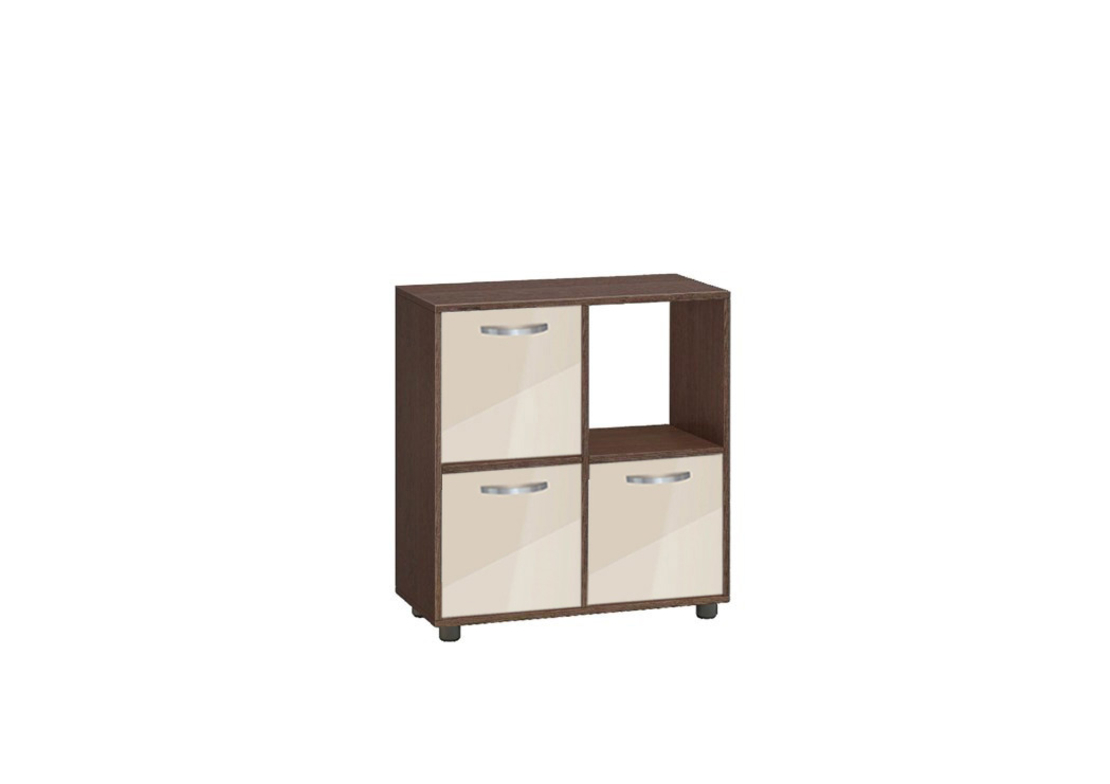 Етажерка Кубо 4 с три врати постформинг