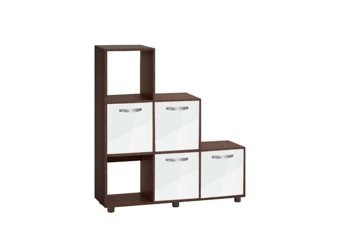 Етажерка Кубо 6 с четири врати постформинг