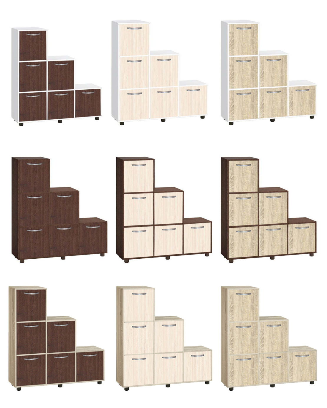 Етажерка Кубо 6 с шест врати