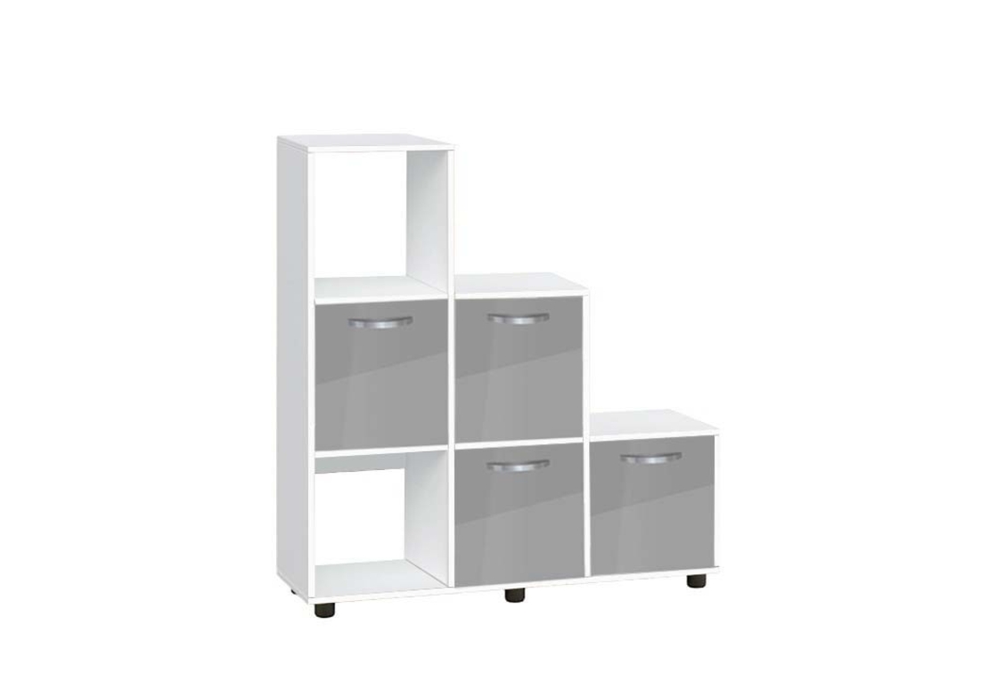 Етажерка Кубо 6 с четири врати постформинг