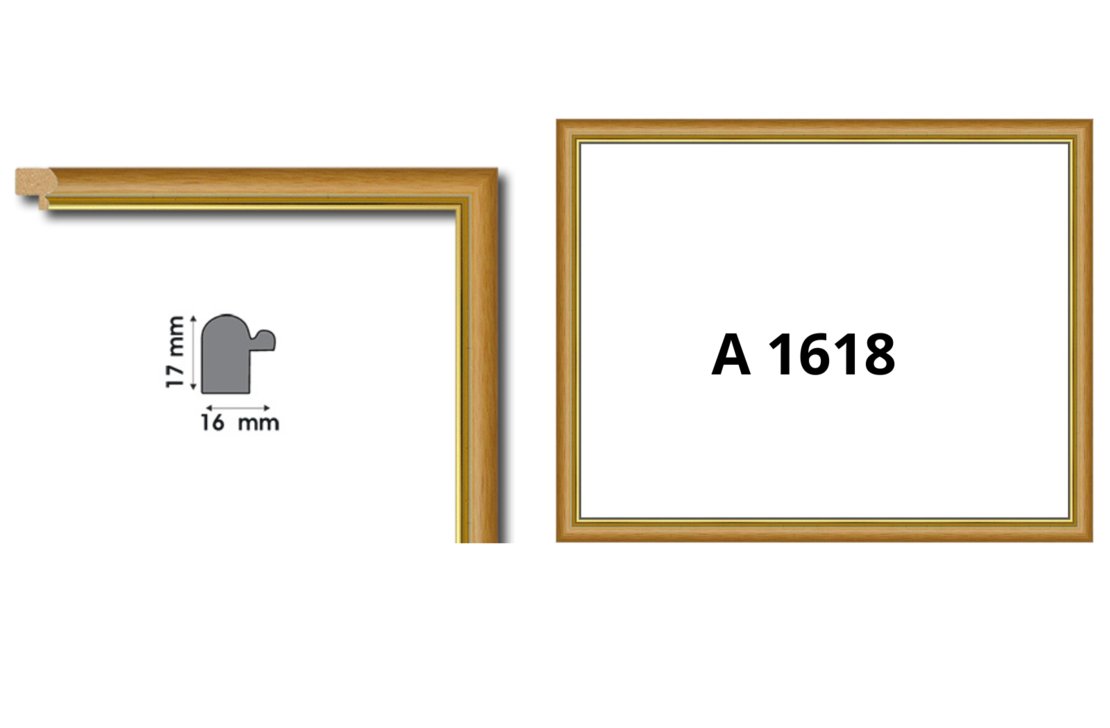 Профили от полистирен серия А с ширина до 16 мм