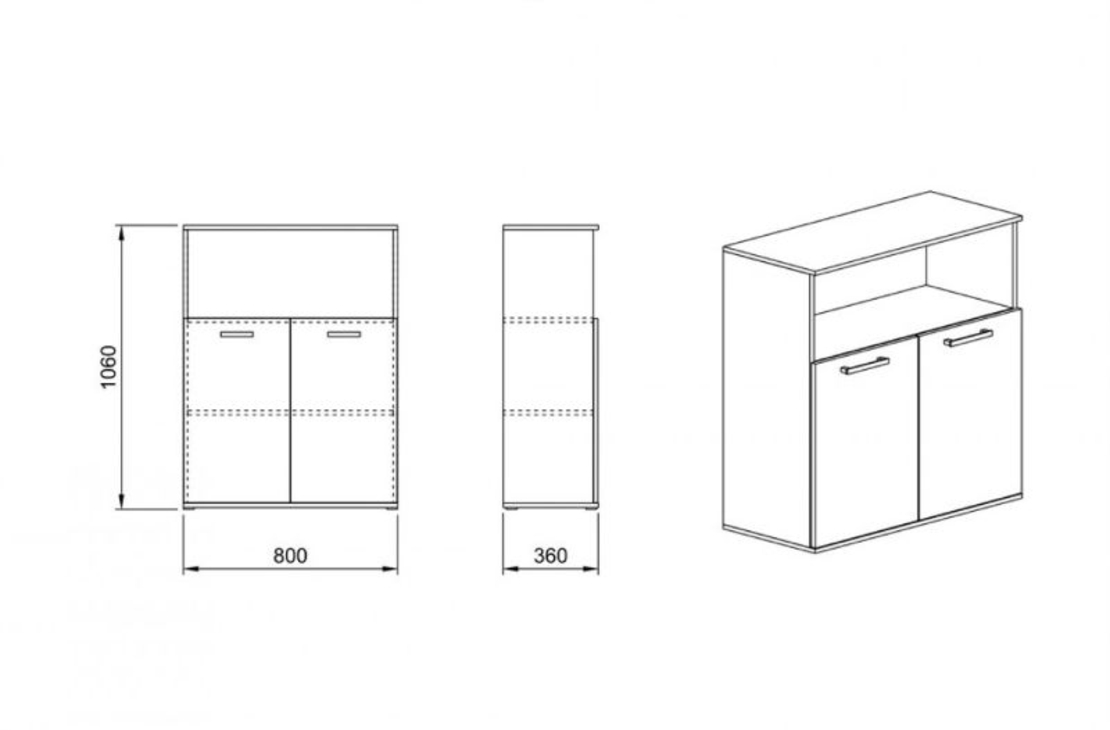 Етажерка Модул 61