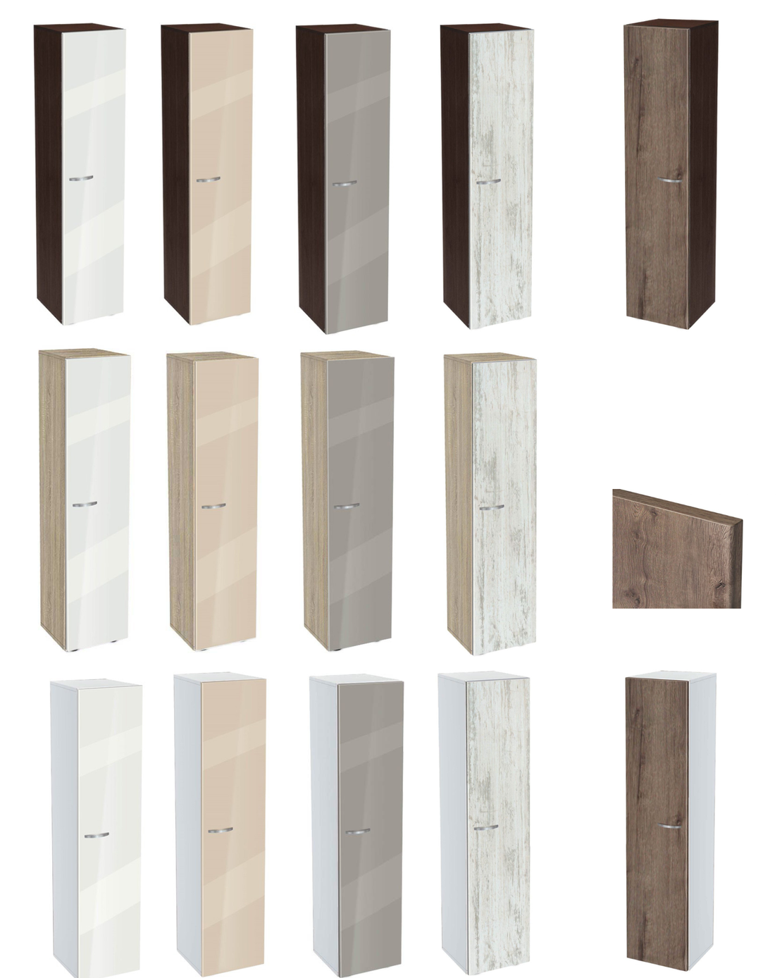 Етажерка Ава 5.1 с цяла врата постформинг