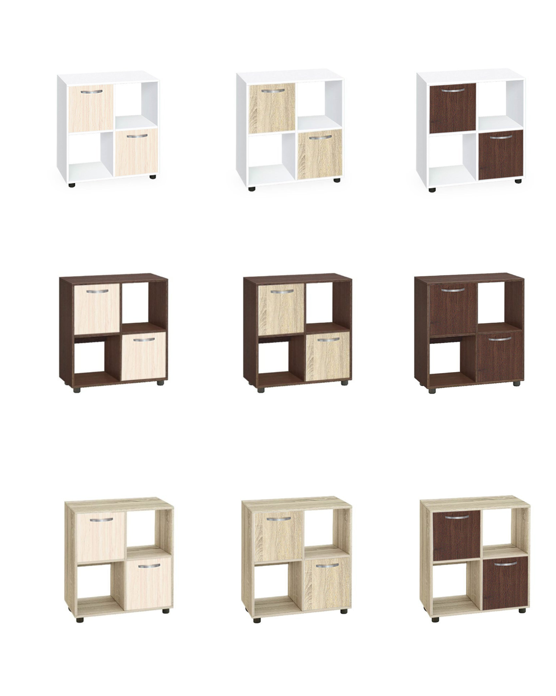 Етажерка Кубо 4 с  две врати