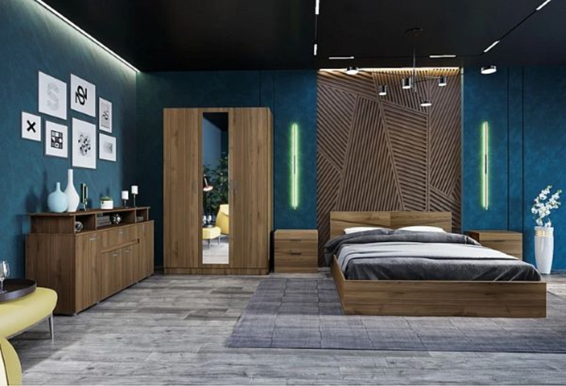 Спален комплект Сити 7073 в пет цветови комбинации