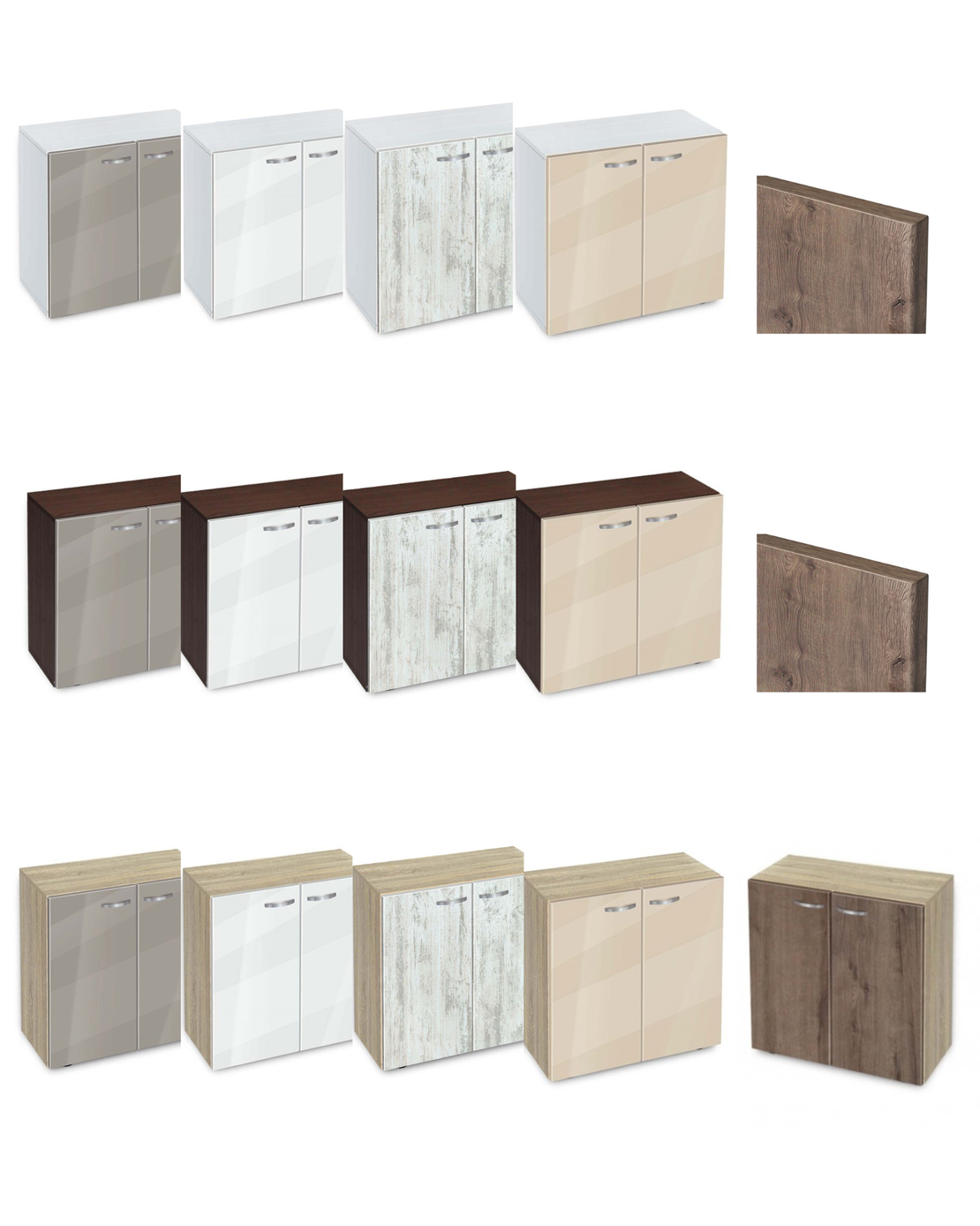 Етажерка Ава 2 с врати постформинг