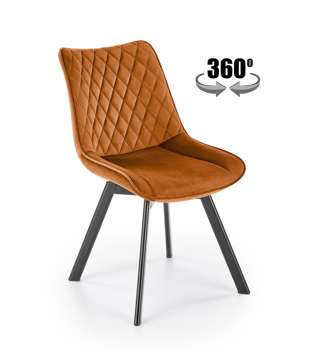 Трапезен стол K520 канела