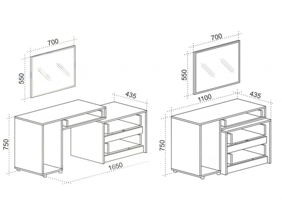 Тоалетка Дубай