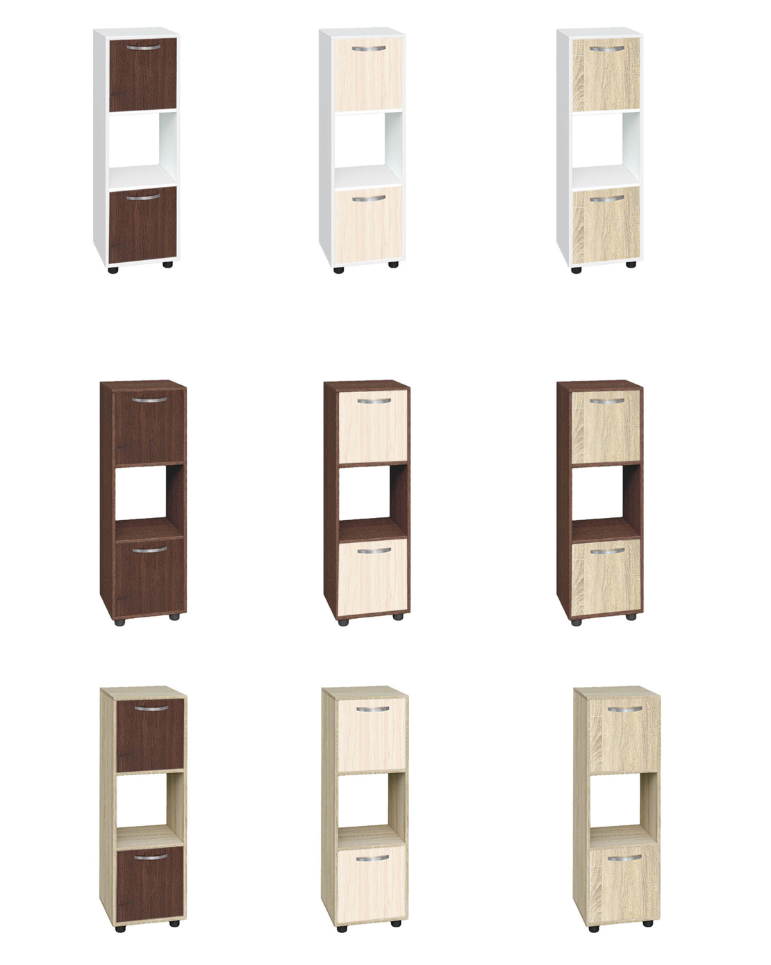 Етажерка Кубо 3 с две врати