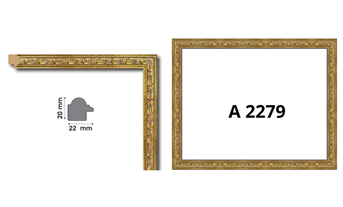 Профили от полистирен серия А с ширина от 20 до 23 мм