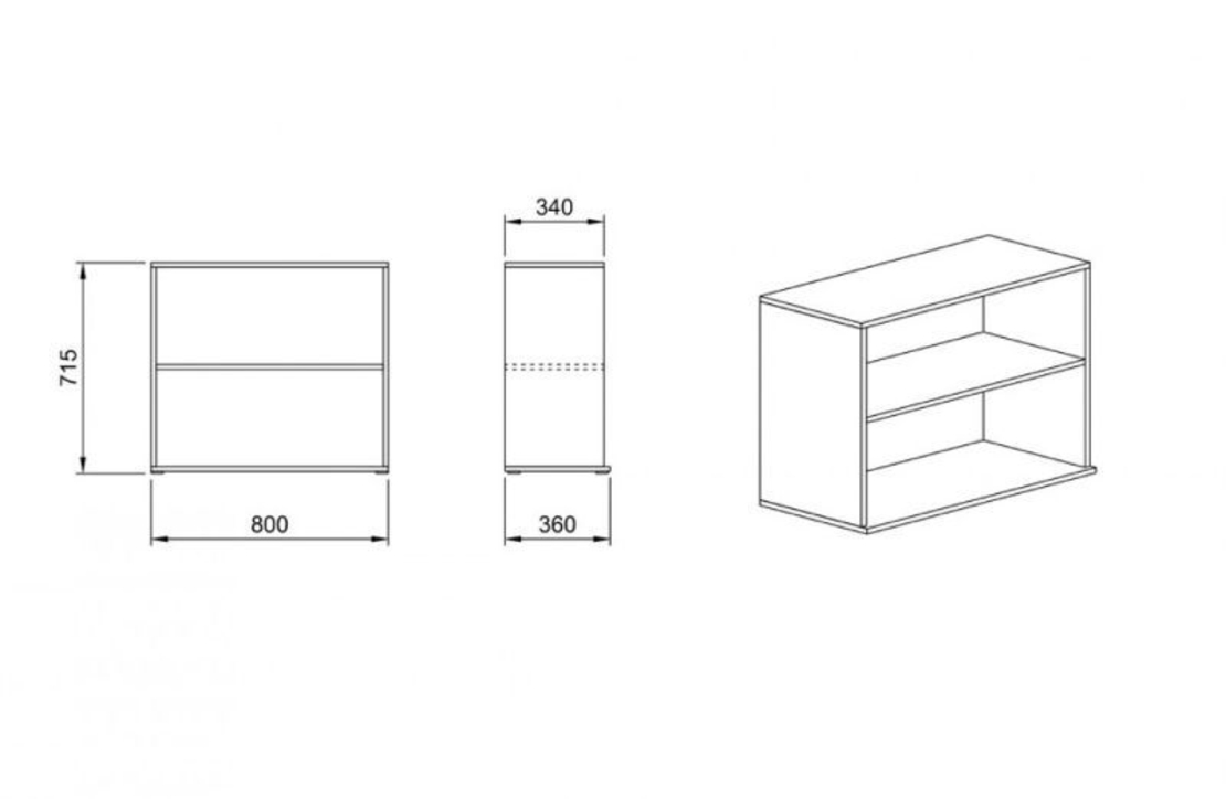 Етажерка Модул 54