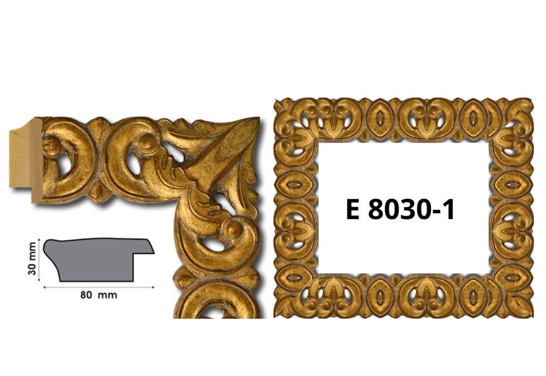 Профили за рамки с ширина от 80 мм до 121  мм