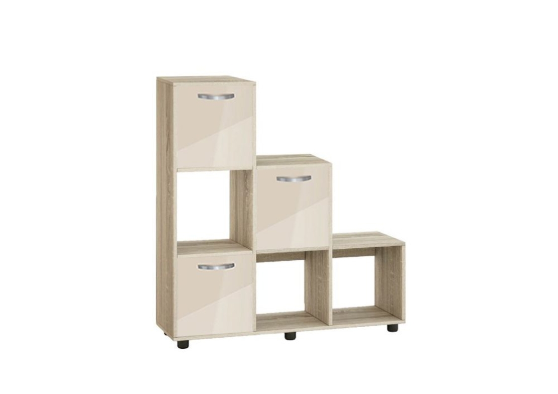 Етажерка Кубо 6 с три врати постформинг