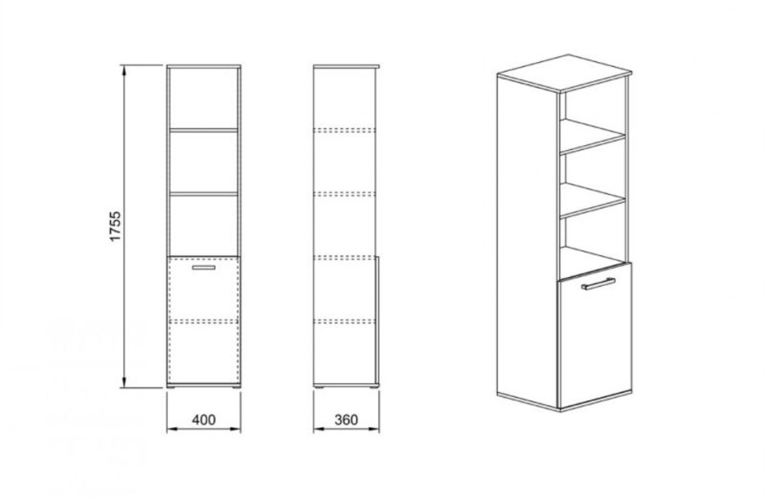 Етажерка Модул 62