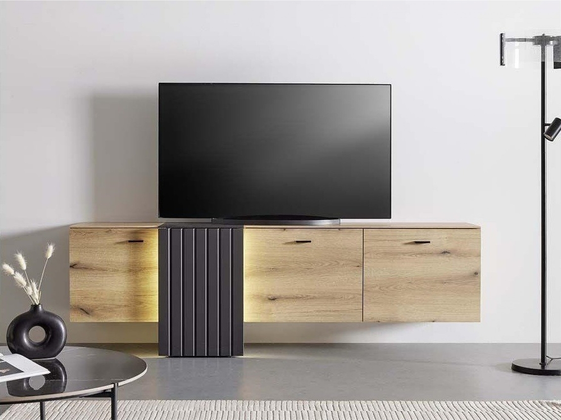 ТВ шкаф SNNF01 с LED осветление