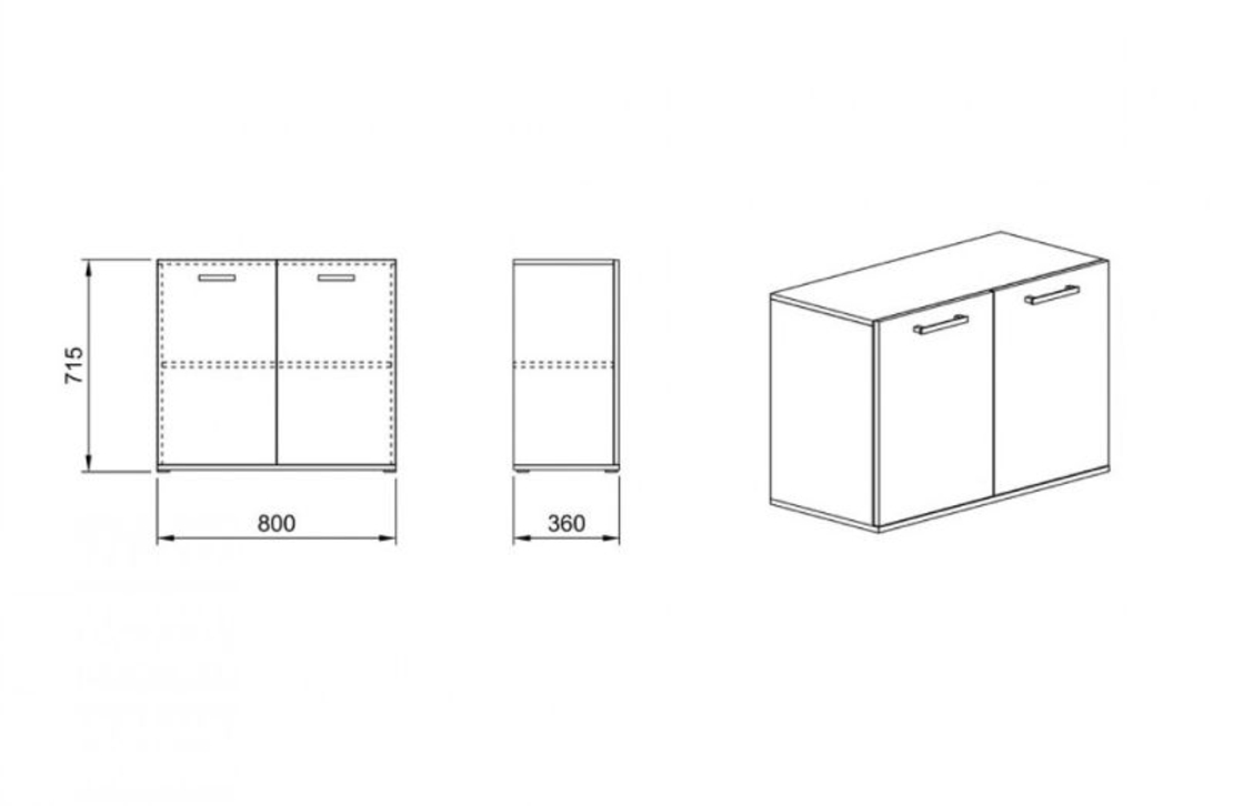 Етажерка Модул 81