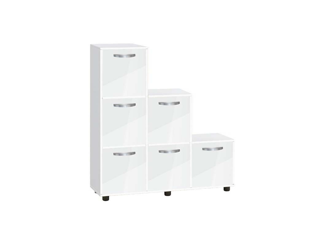 Етажерка Кубо 6 с шест врати постформинг