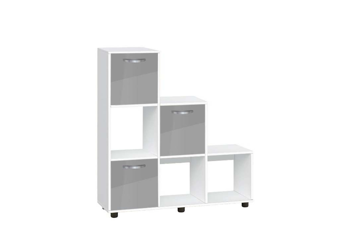 Етажерка Кубо 6 с три врати постформинг