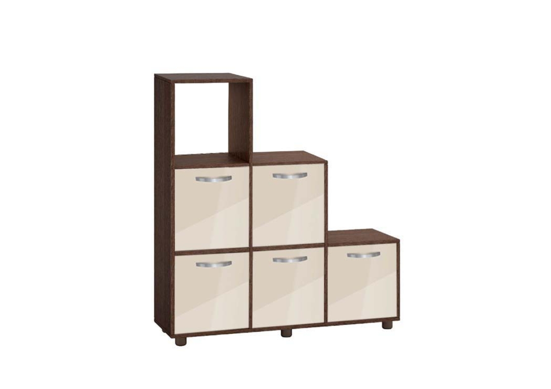 Етажерка Кубо 6 с пет врати постформинг