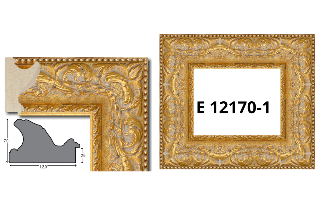 Профили за рамки с ширина от 80 мм до 121  мм