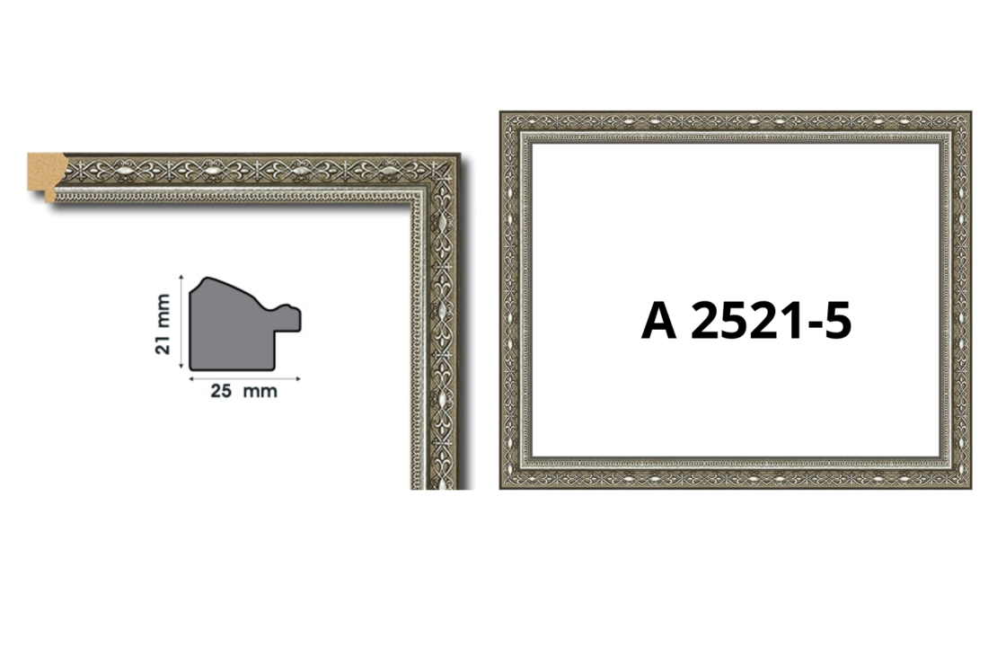 Профили от полистирен серия А с ширина от 24 до 29 мм