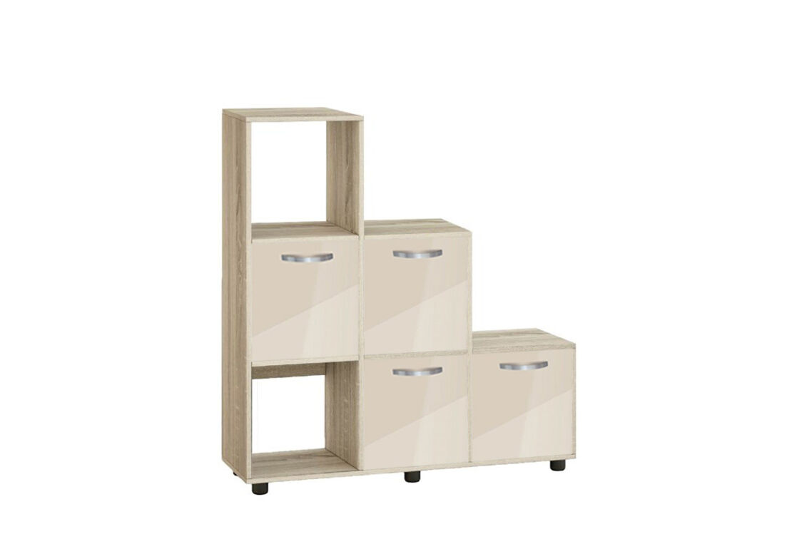 Етажерка Кубо 6 с четири врати постформинг