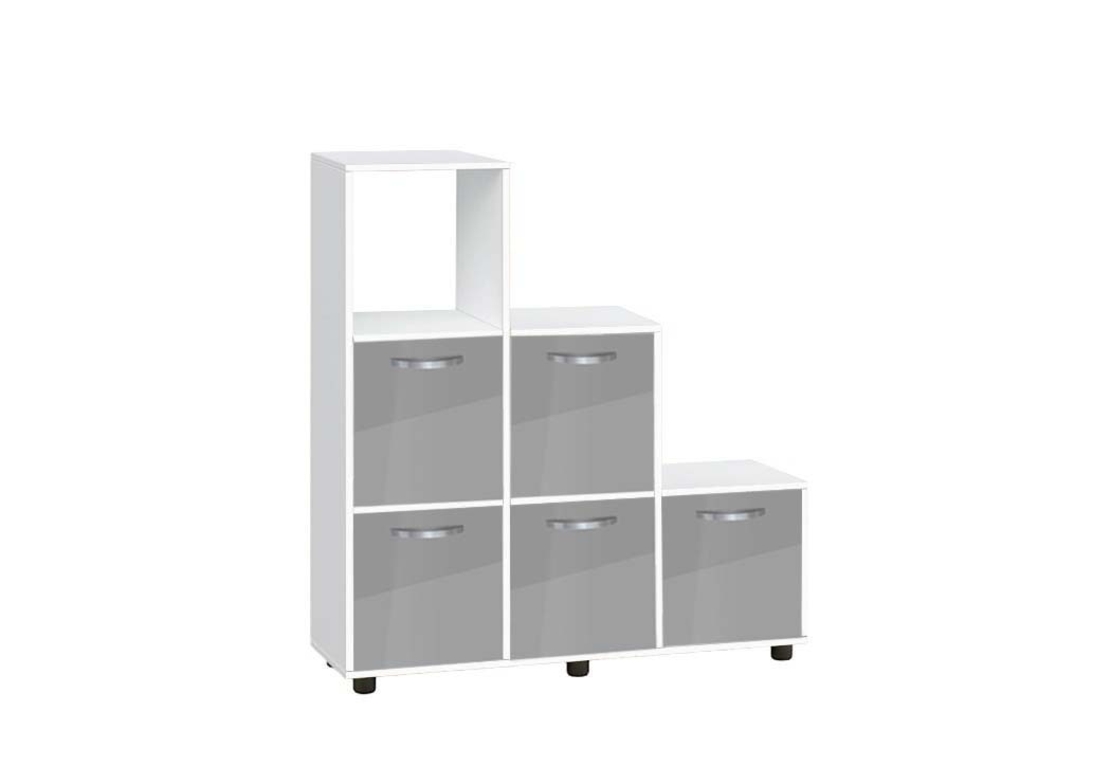 Етажерка Кубо 6 с пет врати постформинг