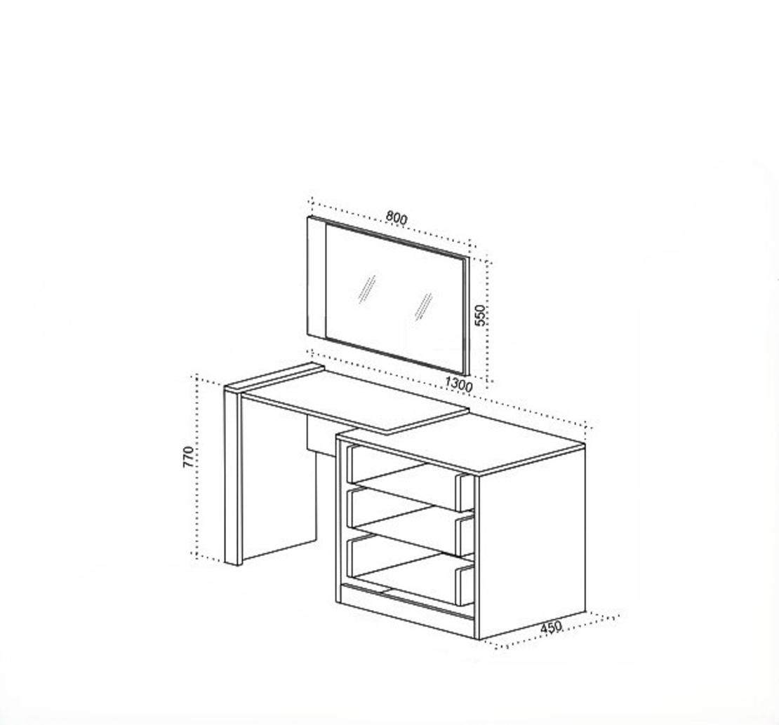 Тоалетка Арте